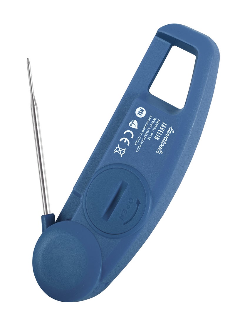 Lavatools JavelinÂ® Ultra-Fast 3-Second Digital Instant Read Meat Thermometer for Grill and Cooking, 2.75" Probe, Compact Foldable Design, Large Display, IP65 Water Resistant, NSF Certified â€“ Maize - Image 3